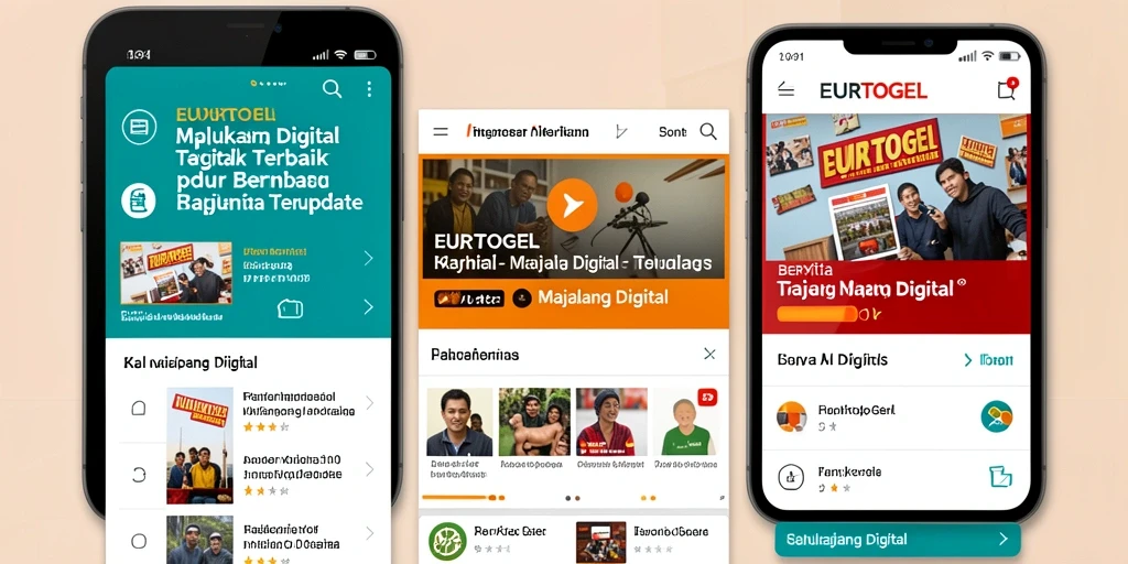Tampilan antarmuka EUROTOGEL untuk berita majalah digital.